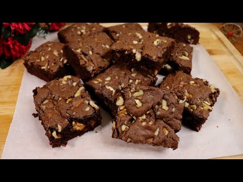 Chocolate Walnut Brownie Recipe 😍| Best Yummiest Soft & Moist Chocolate Brownie With/Without Oven