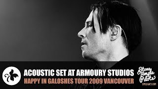HAPPY IN GALOSHES TOUR (ARMOURY STUDIOS 2009 VANCOUVER) SCOTT WEILAND BEST HITS