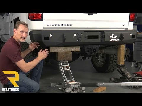 How to Install Road Armor Stealth Rear Bumpers on a 2015-17 Chevy Silverado 2500