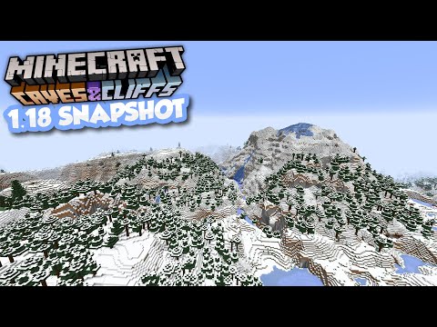 Die NEUE Minecraft BERGE sind UNGLAUBLICH! - 1.18 Experiment Snapshot! Minecraft 1.18 Update