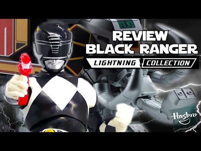Vídeo relacionado con Power Rangers Lightning Collection Mighty Morphin Black Ranger - Figura de acción coleccionable de 6 pulgadas con accesorios