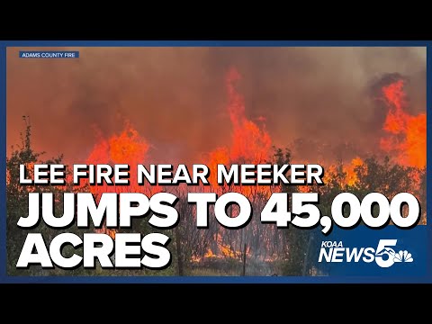 Colorado wildfires: Lee Fire jumps to 45,000 acres; Meeker under pre-evac notice