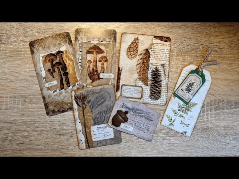 Making Junk Journal Ephemera From Trash & Packaging ~ Shop Your Stash/Trash ~ Autumn Journal Ideas