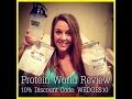 PROTEIN WORLD Review // + PROMO CODE! - YouTube