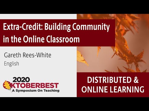 Extra-Credit: Building Community in the Online Classroom