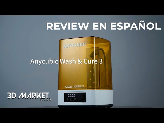 Vídeo relacionado con ANYCUBIC Wash & Cure 3 para LCD/DLP/SLA Impresora 3D de Resina, 2 en 1 Cubo de Lavado, Luces de Cuello de Cisne, Ahorro de IPA, Bajo Nivel de Ruido, Tamaño de Lavado 165 * 100 * 180 mm