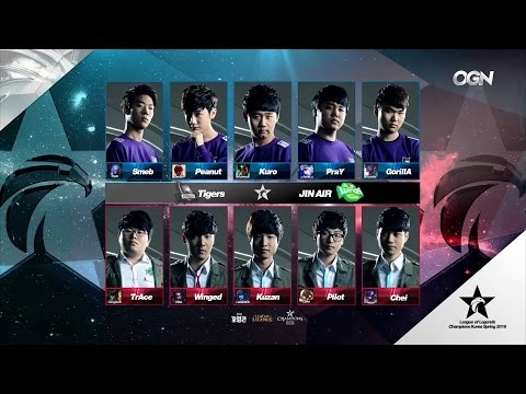 ROX vs JAG Game 1 Highlights - ROX TIGERS vs JIN AIR GREENWINGS - LCK Week 13 - SPRING 2016
