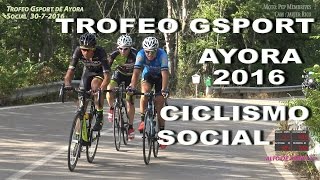 I Trofeo Gsport Ayora 30-7-2016 Social Ciclismo UHD 4K