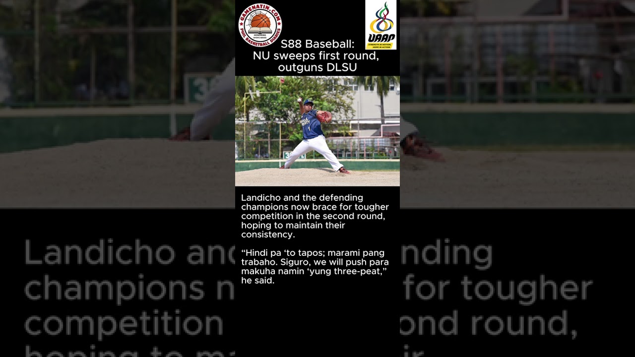 UAAP Men's Baseball: NU overpowers DLSU, 14-4