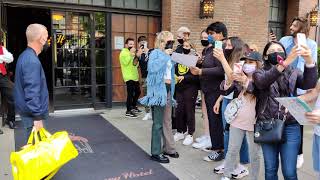 Miley Cyrus leaves the Bowery Hotel in New York City