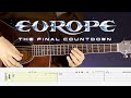 Europe - The Final Countdown Guitar Tab - How to Play The Final Countdown