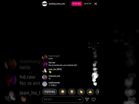 171230 Baekhyun's IG Live