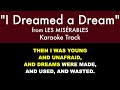 "I Dreamed a Dream" (Karaoke) – Les Misérables | Lyrics on Screen