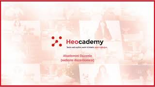 Heocademy Kullanıcı Rehberi  - Akademini Düzenle (Website Düzenlemesi)