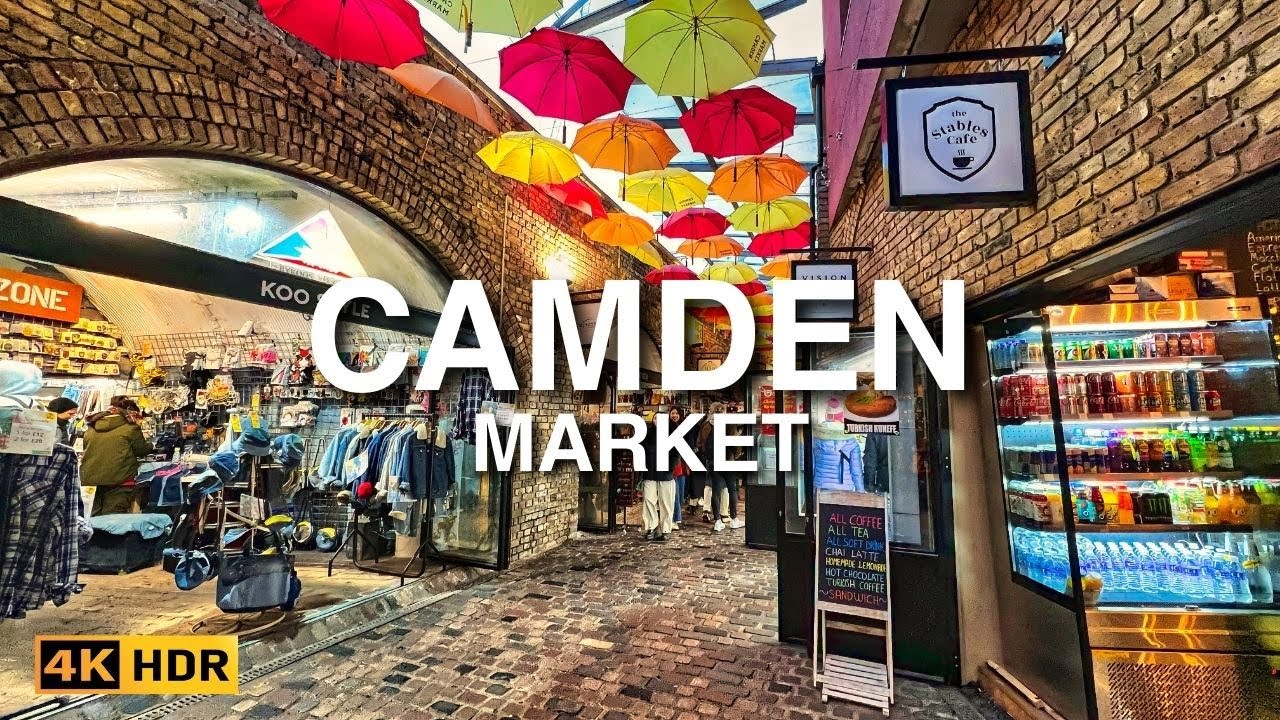 Immersive street-level walking tour through London — Camden, United Kingdom, showcasing authentic urban landscapes, local architecture, and the vibrant atmosphere of the city's neighborhoods