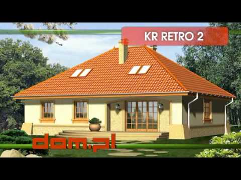 Projekty domów z poddaszem - KR Retro 2