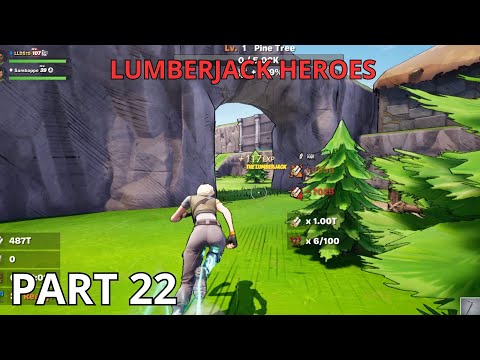 LUMBERJACK HEROES MAP FORTNITE CREATIVE - Map fortnite lumberjack heroes gameplay PART 22