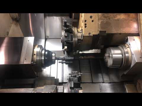 Okuma LT-15MY CNC Lathe / live tool y-axis, Twin Spindle and turret