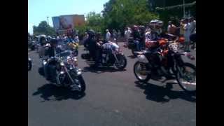 preview picture of video 'Harley Davidson felvonulás Alsóörs'