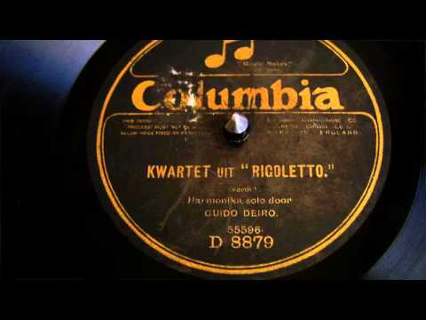 Guido Deiro - Quartet from Rigoletto - 1911