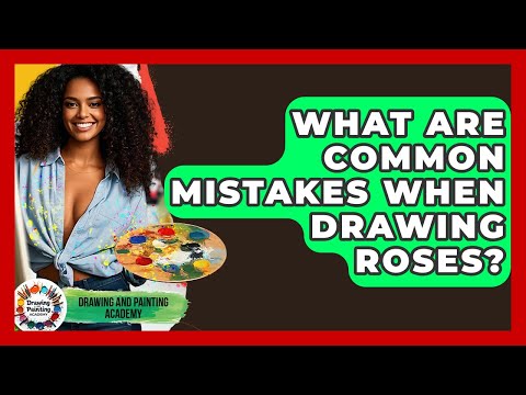 Part of a video titled What Are Common Mistakes When Drawing Roses? - YouTube