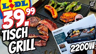 LIDL 39 Euro Tischgrill 2200 W im Test - 030 BBQ