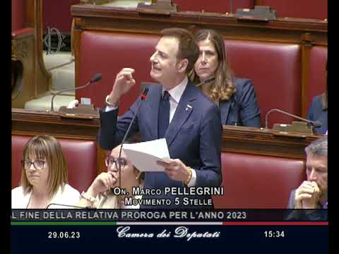 Marco Pellegrini - M5S Camera - Intervento in Aula - 29/06/23