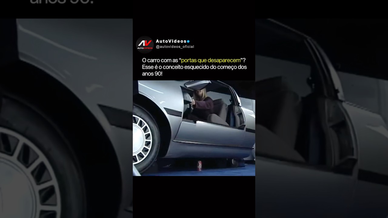 O carro com as “portas que desapareciam”? Esse é o conceito esquecido do começo dos anos 90!