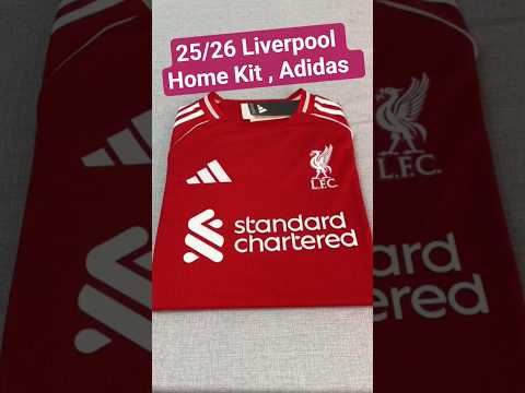 25/26 Liverpool Home Kit - Adidas #liverpool #premierleagueclub #footballjersey footballj