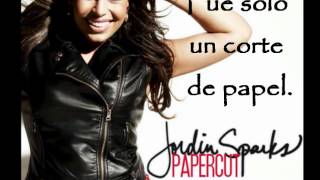 Papercut - Jordin Sparks (español)