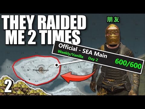I GOT RAIDED 2 TIMES IN 1 DAY ON A 600+ POP CLAN SERVER | Solo Rust