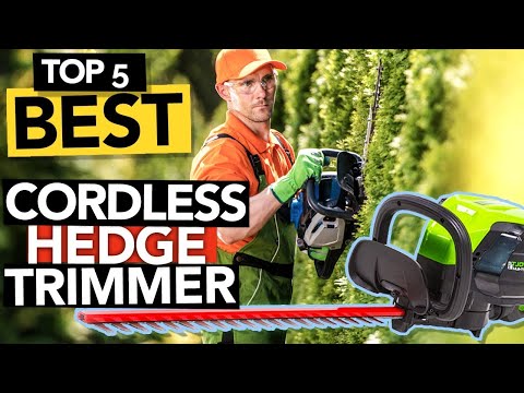 ✅ TOP 5 Best Cordless Hedge Trimmer 2022 | In-depth Review