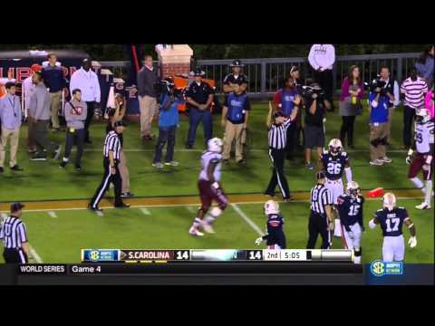 2014 USC at Auburn - Mike Davis 27 Yd Touchdown Reception