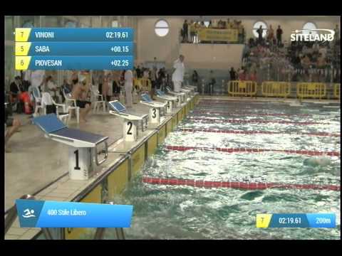Serie 8 dei 400 Stile Libero  Assoluti Maschi Master - Campionati Regionali Masters 2014 di Veneto