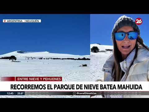 VILLA PEHUENIA  MOQUEHUE PROVINCIA DE NEUQUEN  HOY PARQUE NIEVE presentado desde FIT