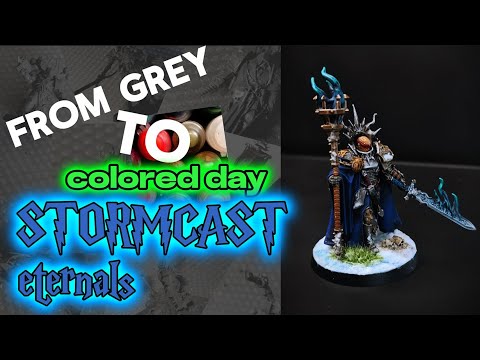 WARHAMMER AGE of SIGMAR Lord Veritant Stormcast Eternals painting tutorial miniatures winter snow