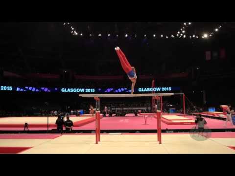 KORNEV Ilya (KAZ) - 2015 Artistic Worlds - Qualifications Parallel Bars