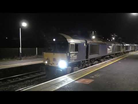 Armed Police Escort - 66422 + 66432 + Devonport Nuclear Flasks + 66421 return in Bristol,15-12-20