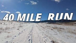 I DID A 40 MILE RUN for my 40th birthday! Training Log / Ep. 9
