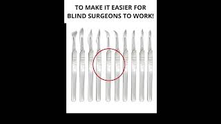 Scalpels have special notches #shorts