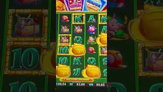 Super Mansions Bonus on Huff N Even More Puff! Big Win!! 🤑 #shorts Video Video