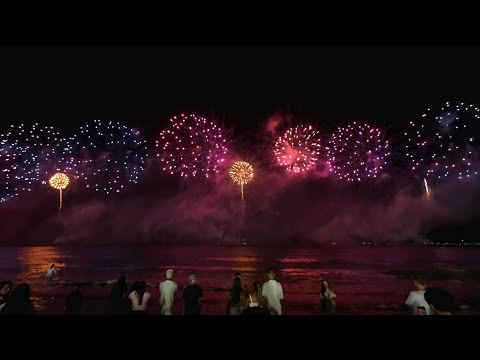 Réveillon 4K Balneário Camboriú 2026 Queima de fogos 