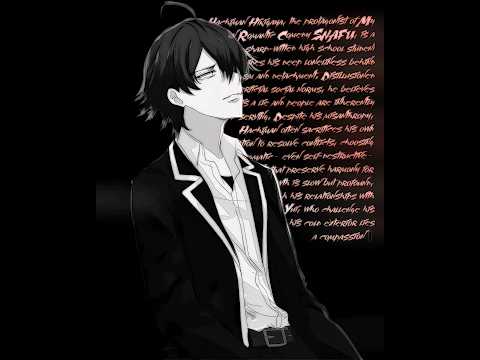 Hikigaya Hachiman - Poster Boy📈❤️‍🩹