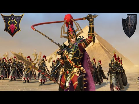 RAKARTH the MONSTER HUNTER and a Very Scary Archaon - Dark Elves vs. Chaos - Total War Warhammer 2