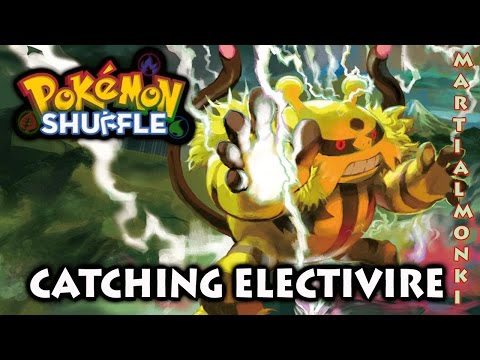 Let's Play Pokemon Shuffle - Catching Electivire (Nintendo 3DS)