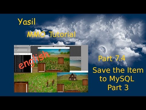 #7 4 Unity 5 Tutorial MMO Save Items into MYSQL Part 3
