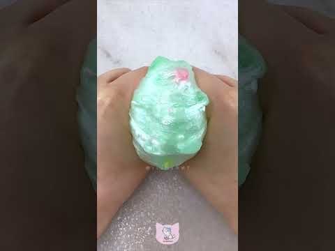 Fluffy froggy slime bubble pops inflation & ASMR 🐸