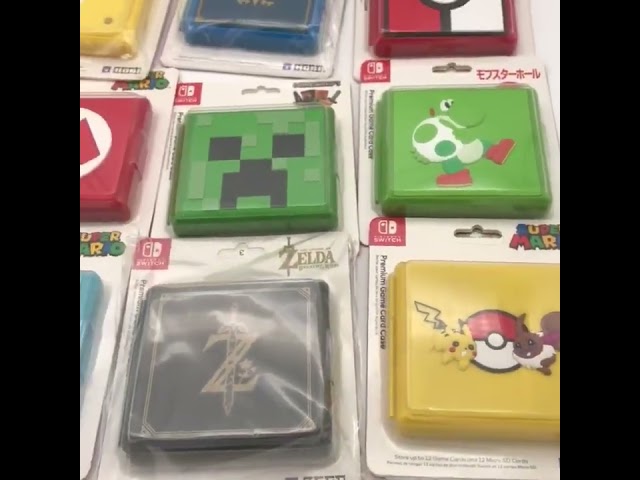 Vídeo relacionado con Switch Card Holder, Funda Juegos para Switch, Caja Tarjetas de Juego, con 24 Ranuras para Almacenamiento de Tarjetas de Juego y 24 Ranuras para Tarjetas SD, Silicona Blanda de Carcasa Dura (DC2410)
