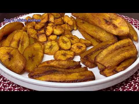 HOW TO CUT & FRY SWEET PLANTAINS | PLATANOS MADUROS | DODO | @SpicyDeliciousGoodness