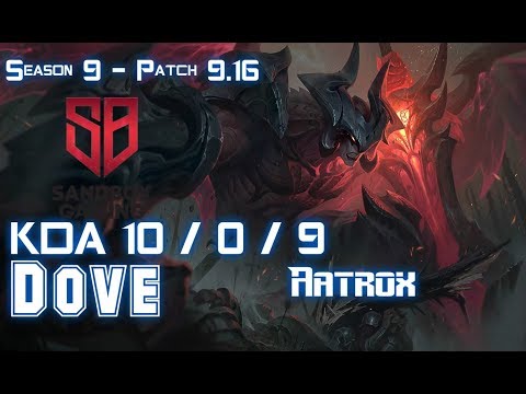 SB Dove AATROX vs ZOE Mid - Patch 9.16 KR Ranked